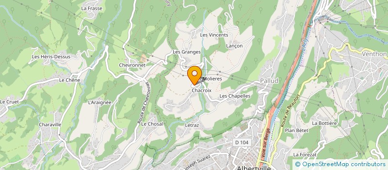 localisation de l'entreprise 909 446 619   PALLUD