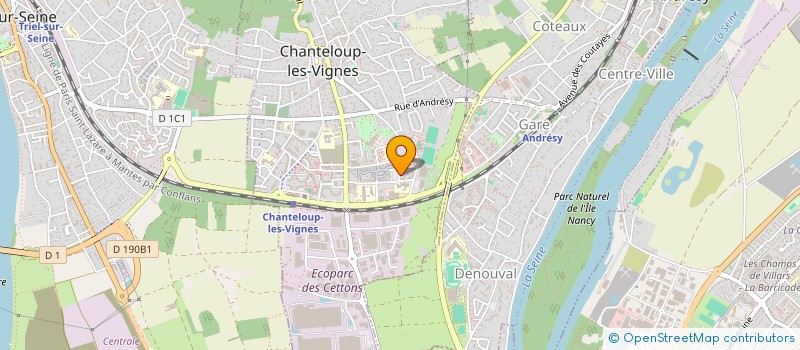localisation de l'entreprise 909 451 403 à BOIS-D'ARCY