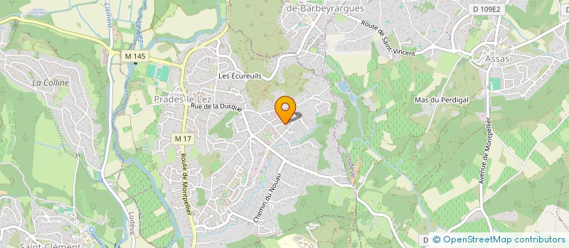localisation de l'entreprise 909 463 424 à PRADES-LE-LEZ
