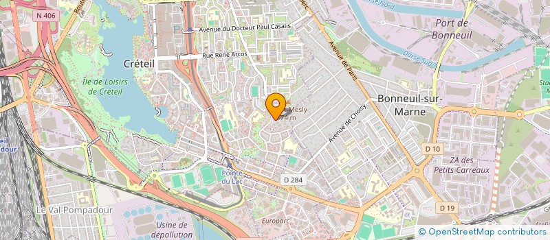 localisation de l'entreprise 909 470 825   CRETEIL