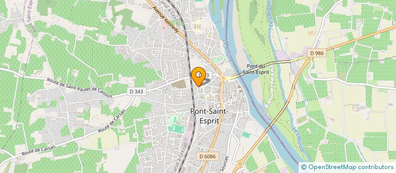 localisation de l'entreprise 909 489 635   PONT-SAINT-ESPRIT
