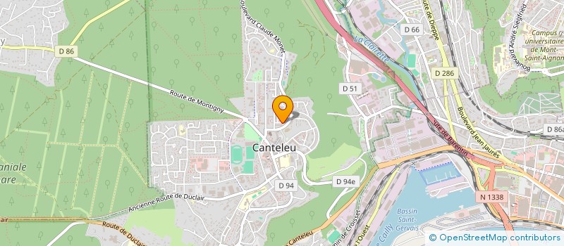 localisation de l'entreprise 909 504 151   CANTELEU