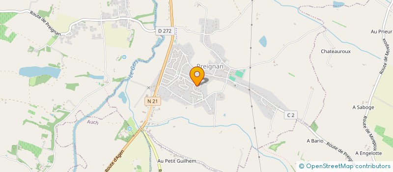 localisation de l'entreprise 909 504 474   PREIGNAN