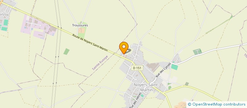localisation de l'entreprise 909 521 916   NOYERS-SAINT-MARTIN