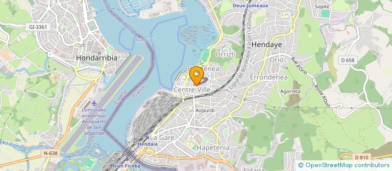 localisation de l'entreprise 909 534 455   HENDAYE