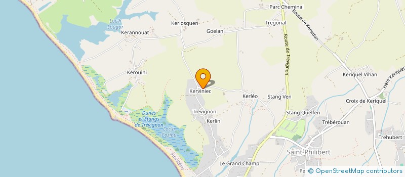 localisation de l'entreprise 909 550 360   TREGUNC