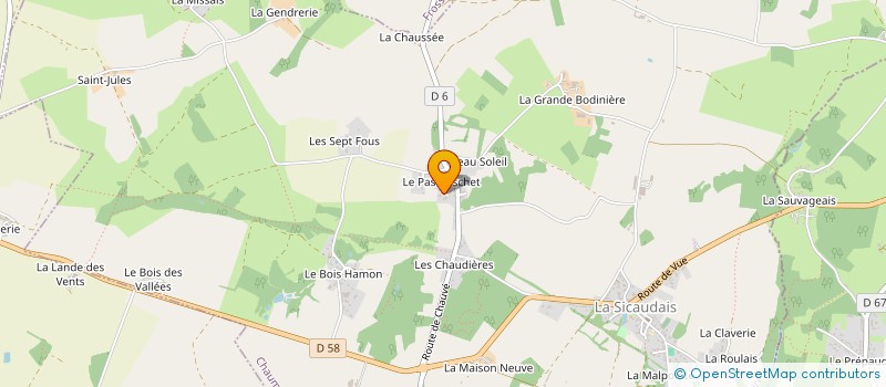 localisation de l'entreprise 909 555 674   CHAUMES-EN-RETZ