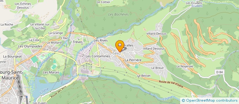 localisation de l'entreprise 909 557 852   BOURG-SAINT-MAURICE