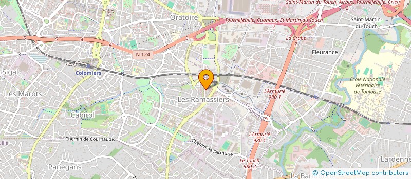 localisation de l'entreprise 909 569 428   LA SALVETAT-SAINT-GILLES