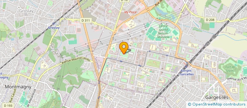 localisation de l'entreprise 909 586 935   SARCELLES