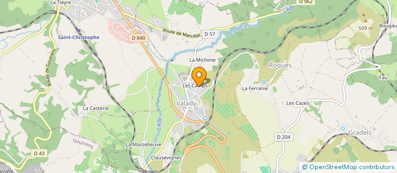 localisation de l'entreprise 909 590 671   VALADY