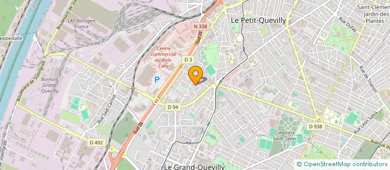 localisation de l'entreprise 909 590 903   LE GRAND-QUEVILLY