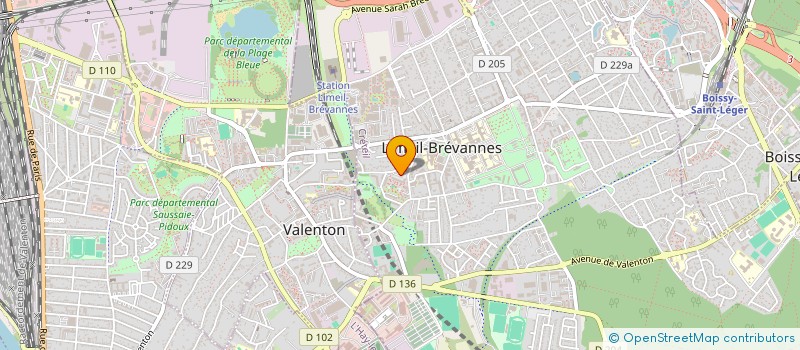 localisation de l'entreprise 909 594 871   LIMEIL-BREVANNES