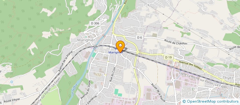 localisation de l'entreprise 909 599 623   MARIGNIER