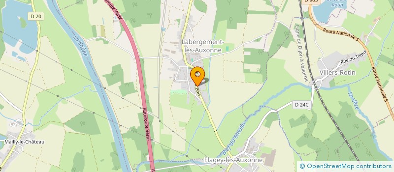 localisation de l'entreprise 909 638 488   LABERGEMENT-LES-AUXONNE