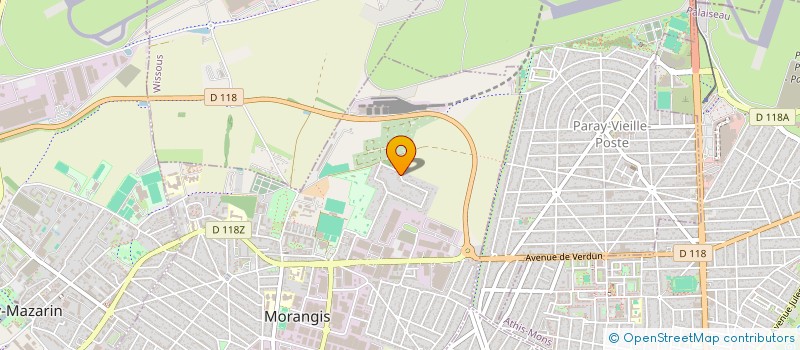 localisation de l'entreprise 909 638 991   MORANGIS