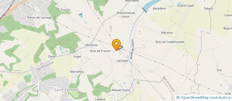 localisation de l'entreprise 909 648 750   BON-ENCONTRE