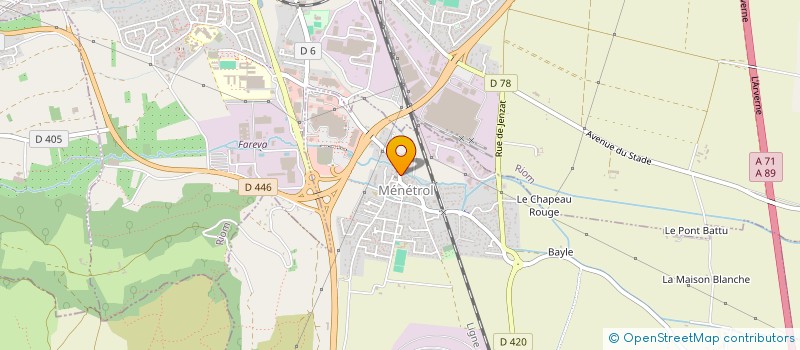 localisation de l'entreprise 909 649 824   RIOM