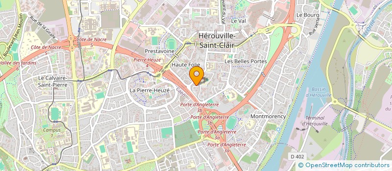 localisation de l'entreprise 909 666 364 à HEROUVILLE-SAINT-CLAIR