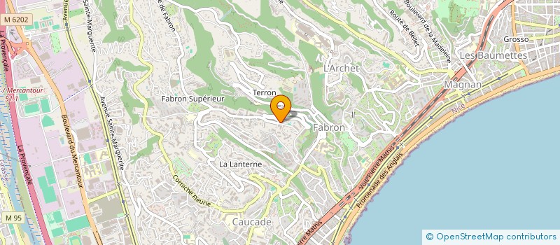 localisation de l'entreprise 909 672 958   NICE