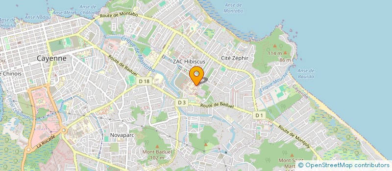 localisation de l'entreprise 909 678 054   CAYENNE