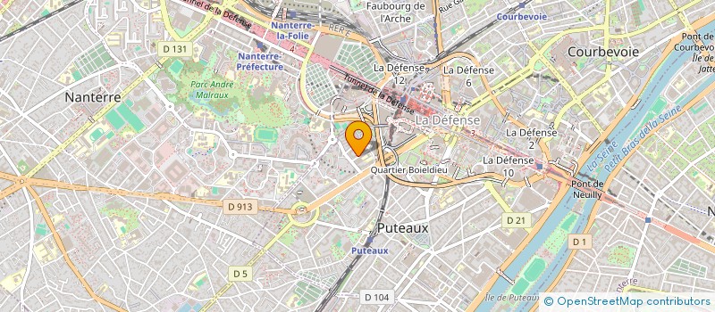 localisation de l'entreprise 909 699 217   PUTEAUX