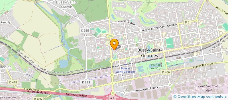localisation de l'entreprise 909 732 356 à BUSSY-SAINT-GEORGES