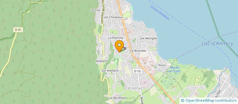 localisation de l'entreprise 909 736 449   SEVRIER