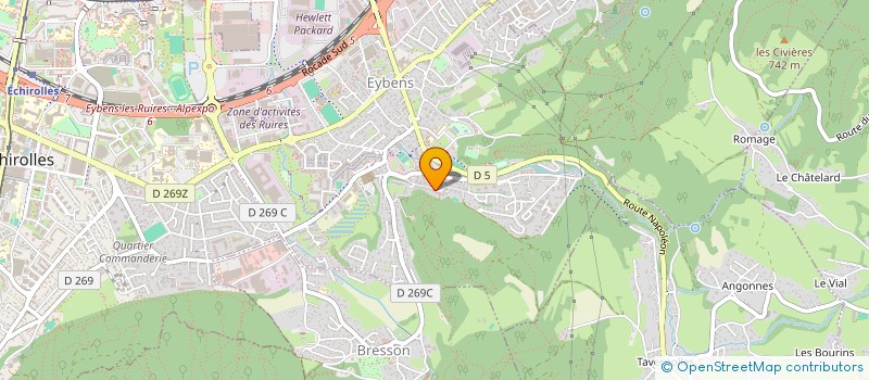 localisation de l'entreprise 909 740 318   EYBENS