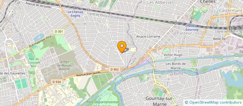 localisation de l'entreprise 909 751 059 à GAGNY