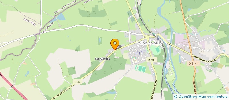 localisation de l'entreprise 909 756 553 à MONTLUCON