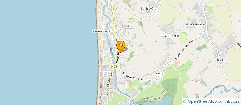 localisation de l'entreprise 909 760 985 à GRANVILLE