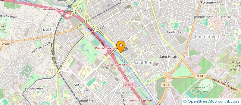 localisation de l'entreprise 909 762 577 à REIMS