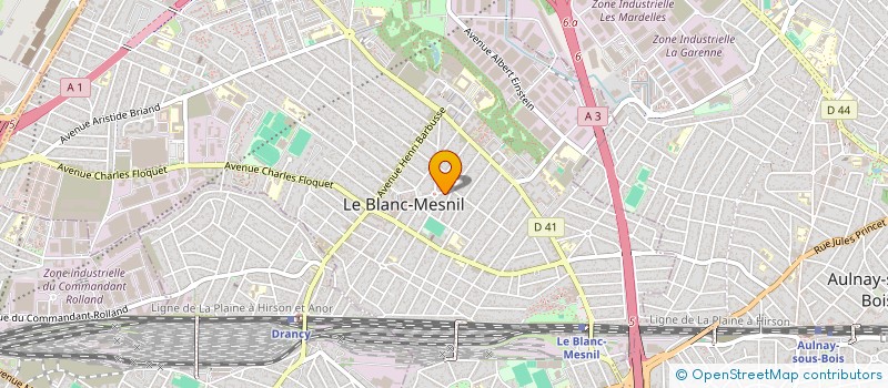 localisation de l'entreprise 909 767 626 à LE BLANC-MESNIL