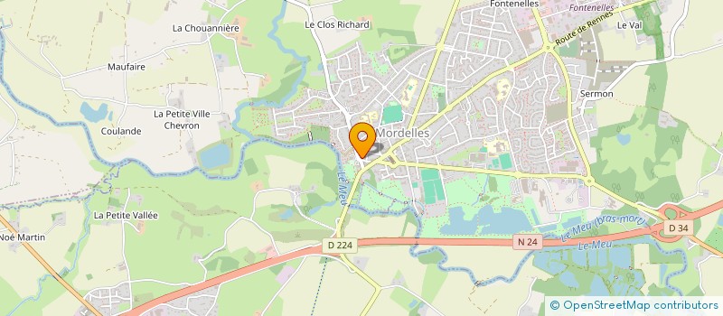 localisation de l'entreprise 909 769 366   MORDELLES