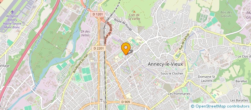 localisation de l'entreprise 909 780 439  à ANNECY