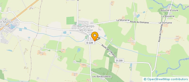 localisation de l'entreprise 909 784 050   BOUCHAMPS-LES-CRAON