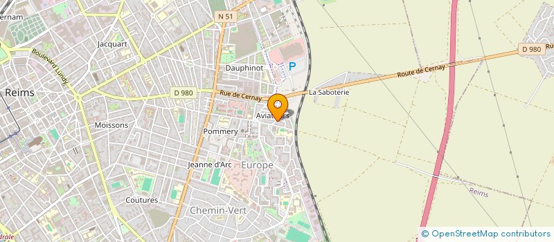 localisation de l'entreprise 909 808 552   REIMS