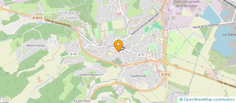 localisation de l'entreprise 909 809 899   GAILLON