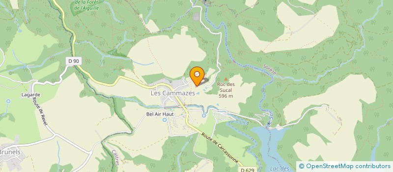 localisation de l'entreprise 909 819 740   LES CAMMAZES