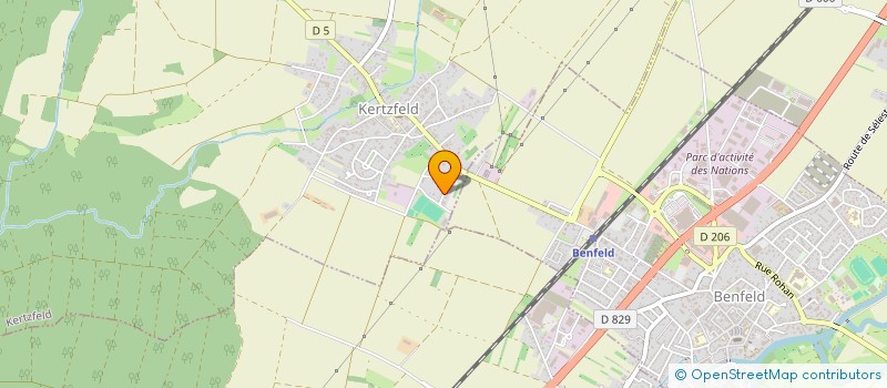 localisation de l'entreprise 909 819 799   KERTZFELD