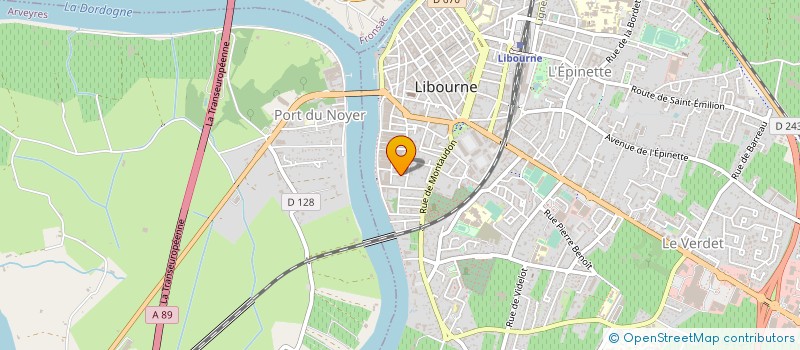 localisation de l'entreprise 909 826 729   LIBOURNE