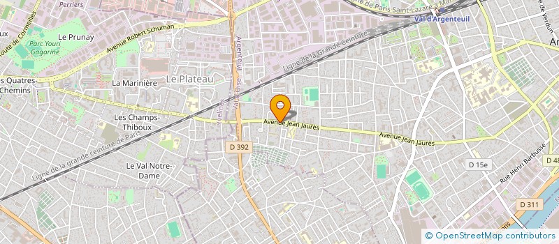 localisation de l'entreprise 909 833 055   ARGENTEUIL