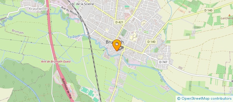 localisation de l'entreprise 909 835 290   BRUMATH