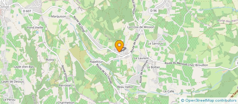 localisation de l'entreprise 909 848 319   VAL D'OINGT