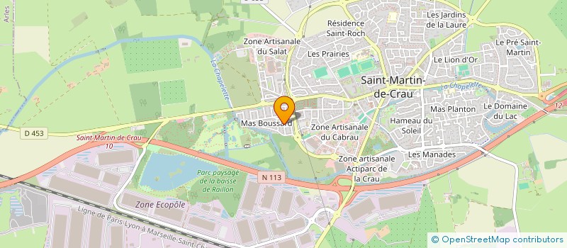 localisation de l'entreprise 909 863 698 à SAINT-MARTIN-DE-CRAU