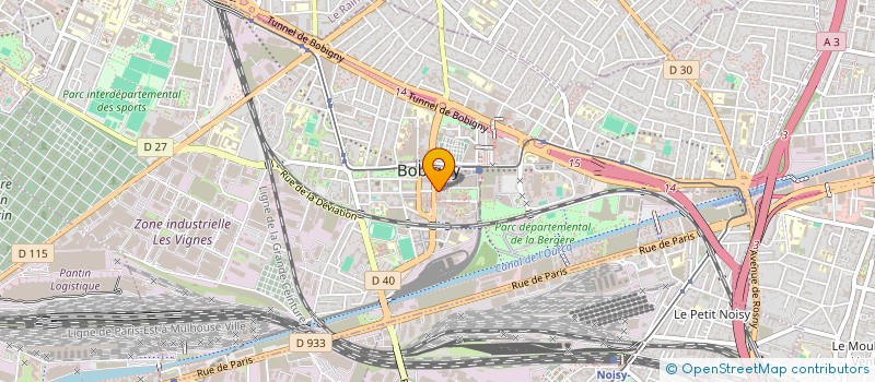 localisation de l'entreprise 909 869 224   BOBIGNY