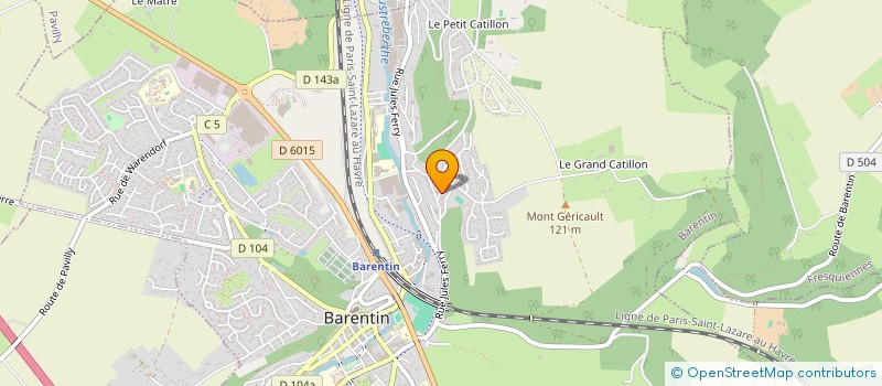 localisation de l'entreprise 909 872 194   MALAUNAY