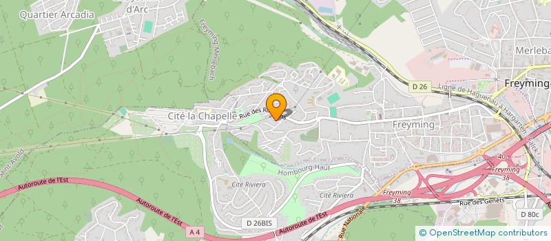 localisation de l'entreprise 909 878 852   FREYMING-MERLEBACH