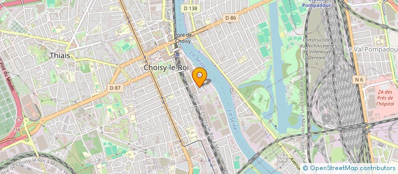 localisation de l'entreprise 909 889 065   CHOISY-LE-ROI